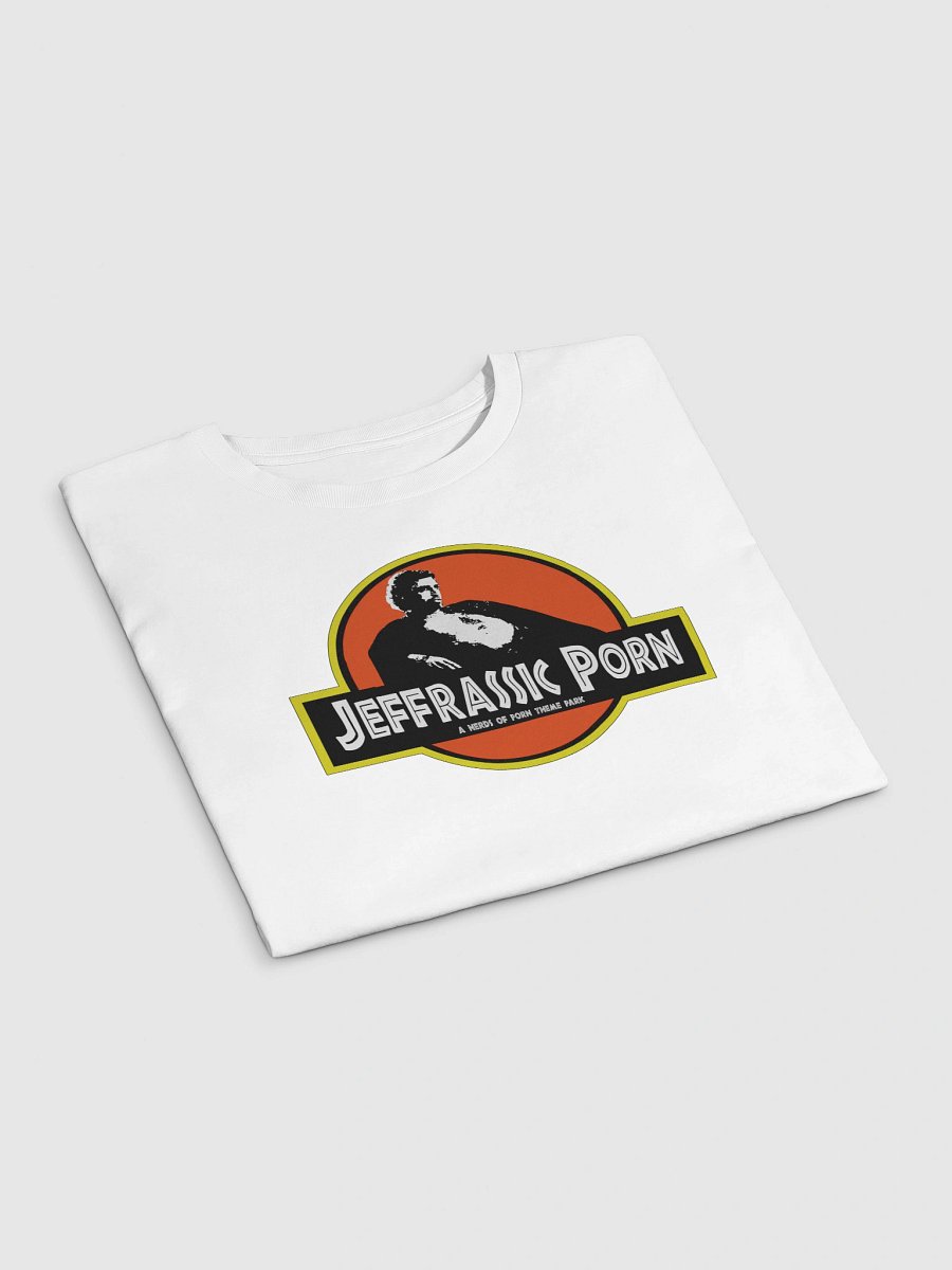 Jeffrassic Porn Theme Park Logo Crop (white, black) product image (5)