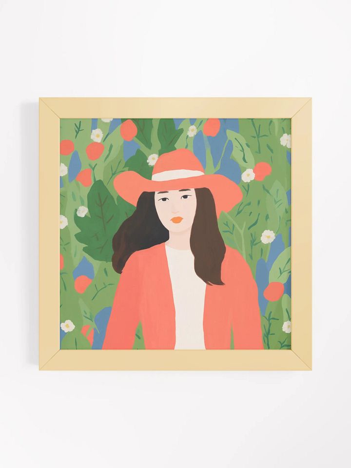 Vibrant Floral Illustration Matte Poster product image (1)