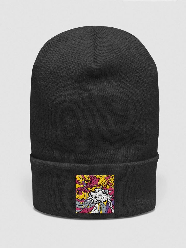 Vivid Energy Cuffed Beanie - Wave at Sunset product image (1)