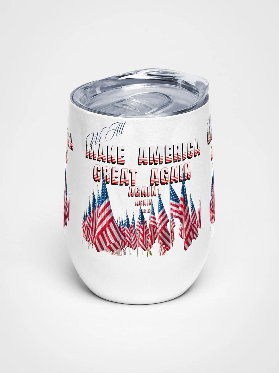 Maga again Wine tumbler moms dads friends product image (1)