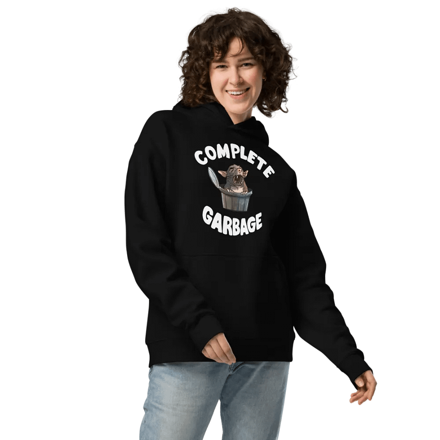 COMPLETE GARBAGE Oversized Hoodie (dark) product image (9)