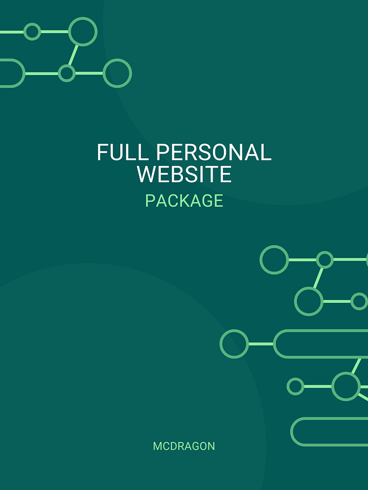 Full Personal Website Package product image (1)
