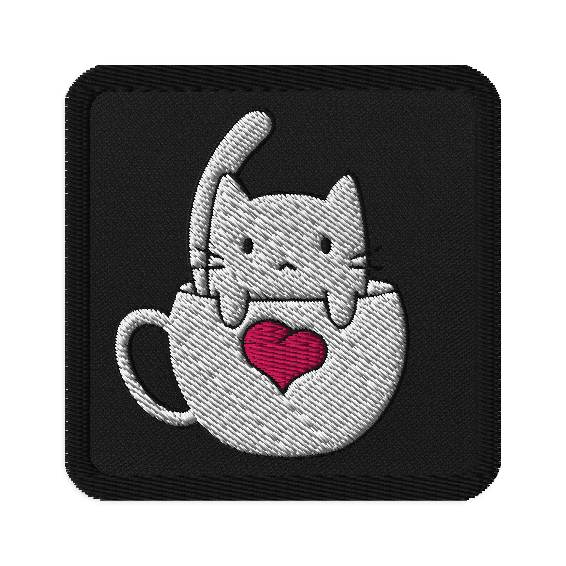 Softie's Café Logo || Embroidered Square Badge product image (1)