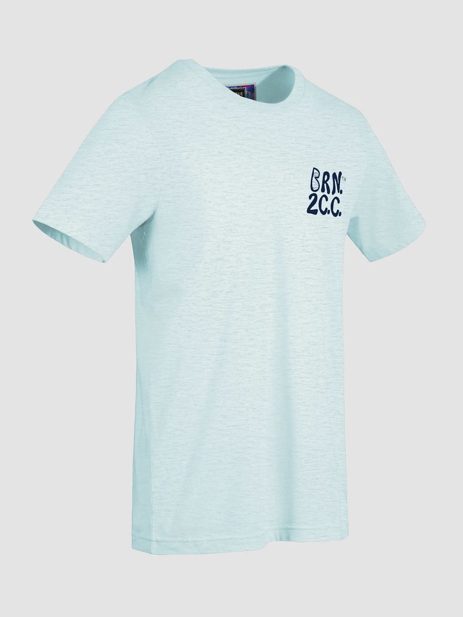 Women's | BOURNE to Cape Cod™ | Supersoft T-Shirt by Bella+Canvas | Navy Blue Logo on Light Neutrals product image (75)