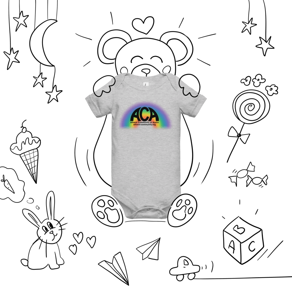 The Atheist Community of Austin Rainbow Onesie product image (22)