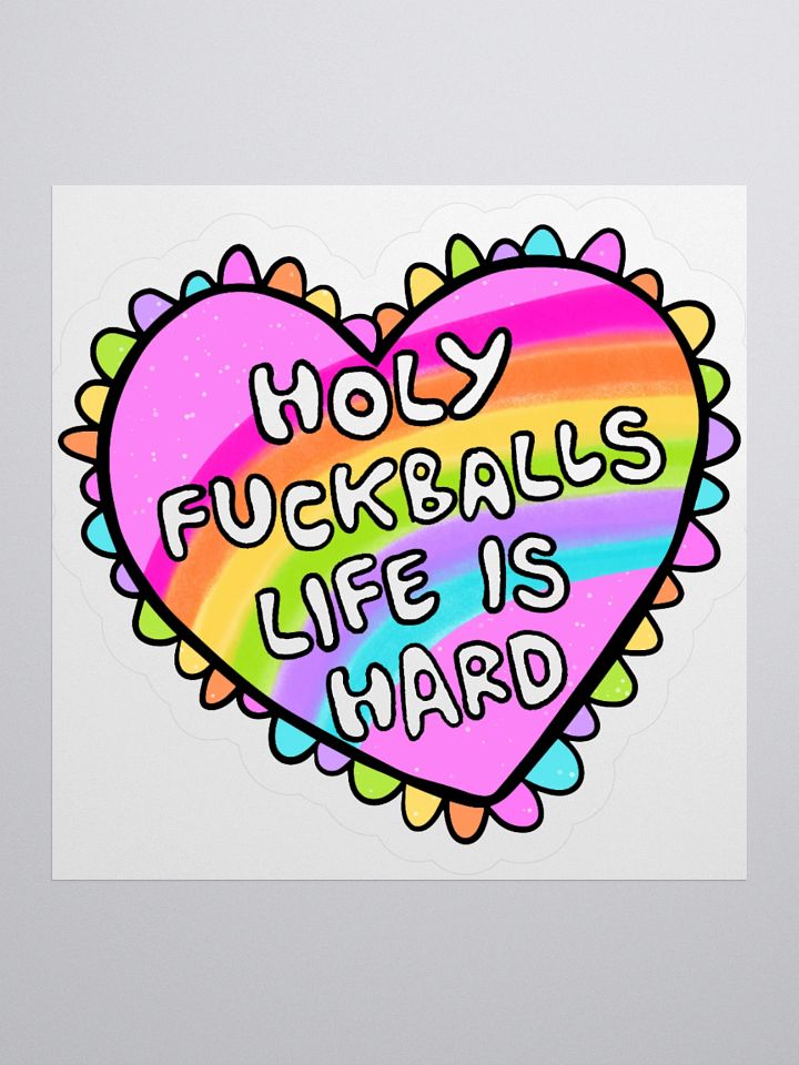 Life is Hard Sticker product image (2)