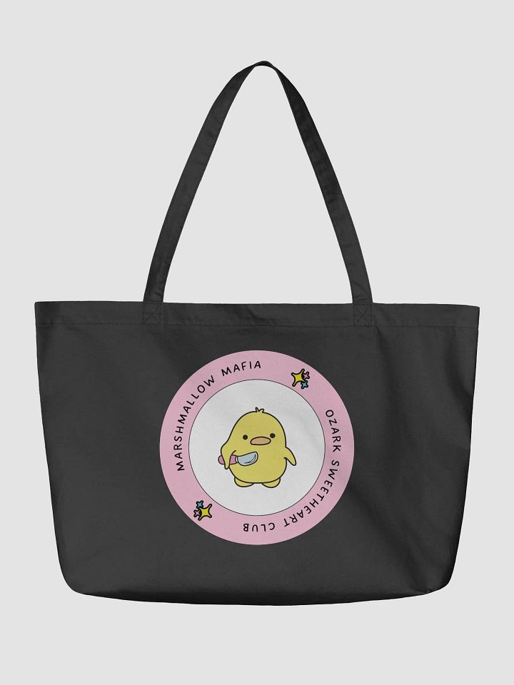 Marshmallow Mafia Chick Organic Tote Bag product image (2)