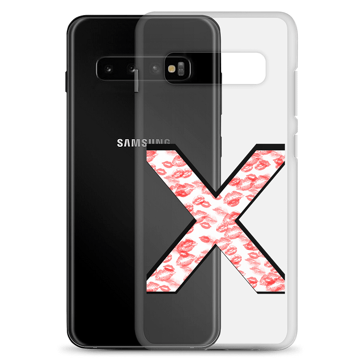 White X Red Lipstick Kisses Phone Case S product image (23)