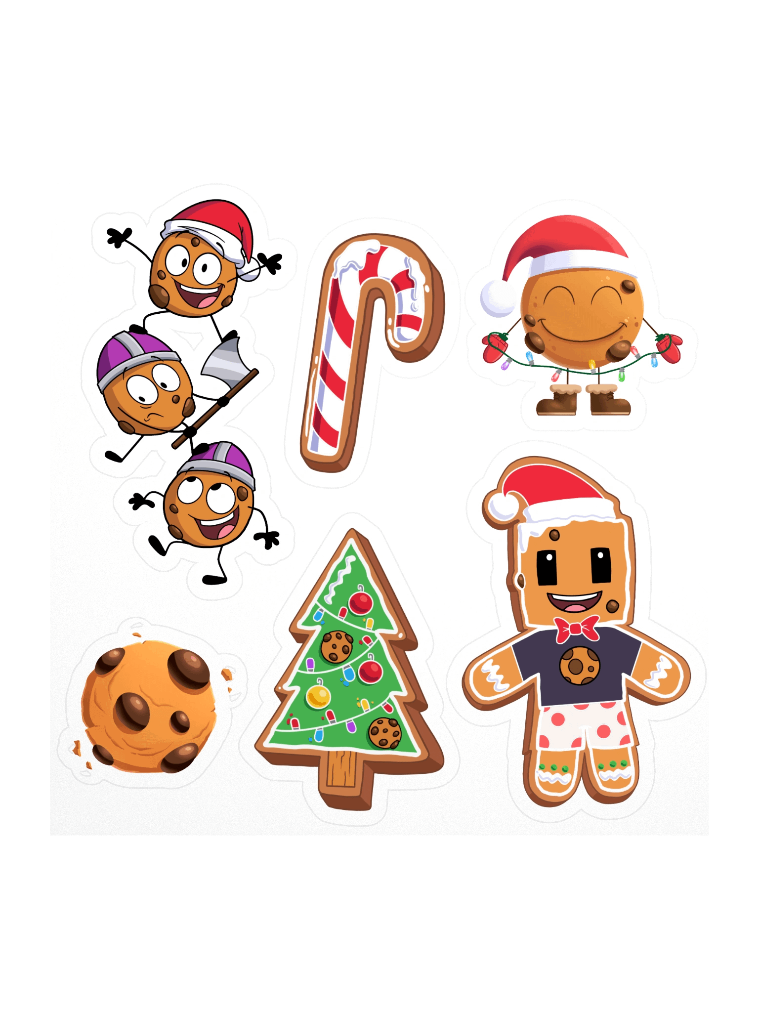 CHRISTMAS COOKIE STICKERS product image (1)