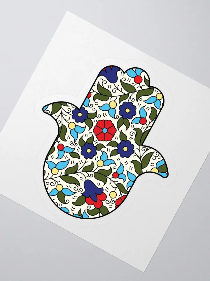 Khalili Floral Hamsa Hand Sticker product image (5)