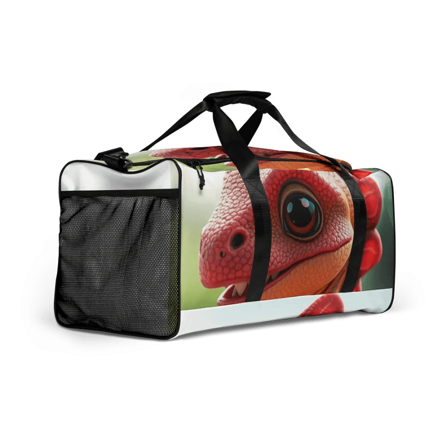 Red Dinosaur All-Over Duffle Bag product image (12)