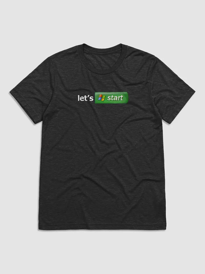 Let's Start Button T-Shirt | Multiple Colors product image (1)