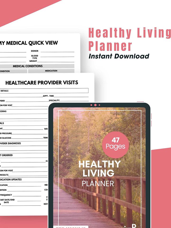 Healthy Living Planner product image (2)