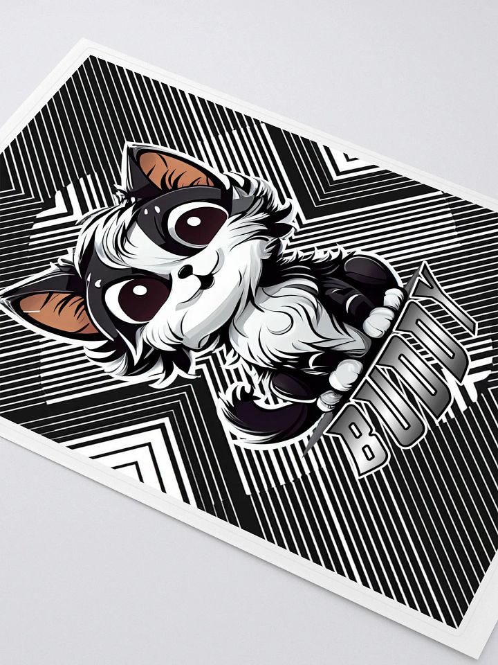 Buddy Kiss Cut Sticker Sheet with Background product image (2)