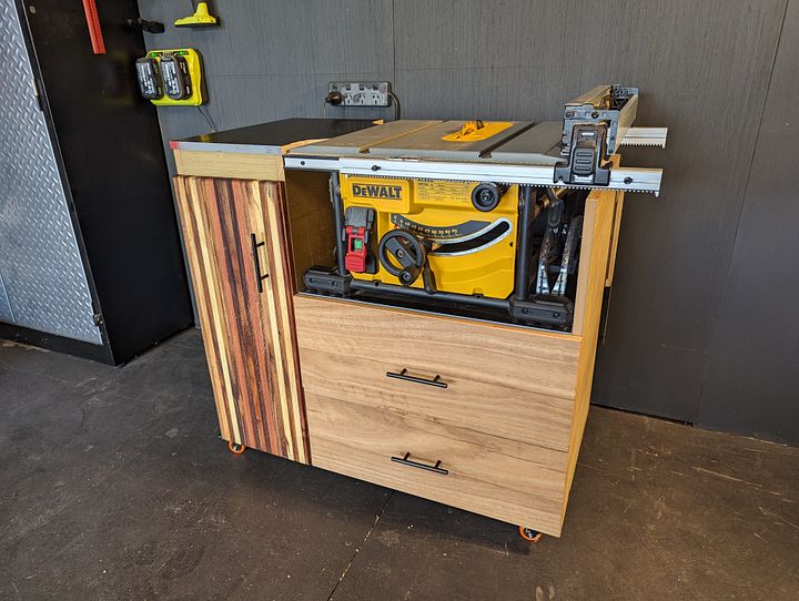 Sketchup File | Table Saw Rolling Cart | DeWALT DWE7491-XE product image (2)