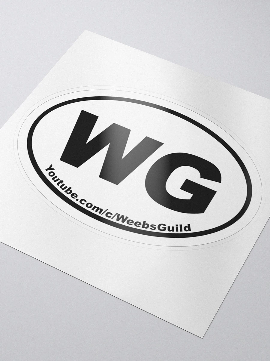 Weebs Guild Bumper Sticker product image (3)