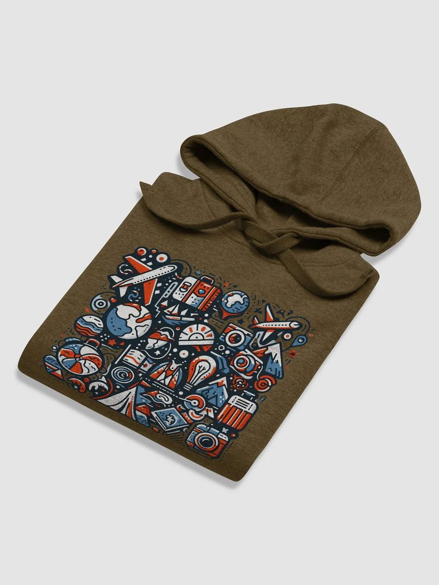 Cotton Heritage Unisex Premium Hoodie | AI Design about travel product image (1)