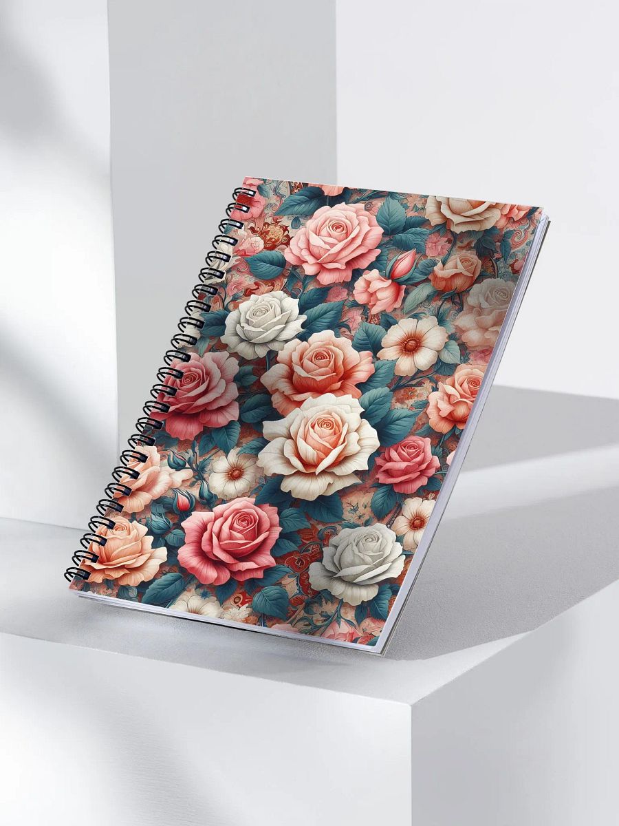 Royal Floral Spiral Notebook product image (3)