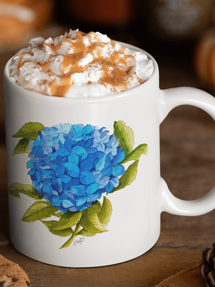 Hydrangea Coffee Mug 11oz product image (2)