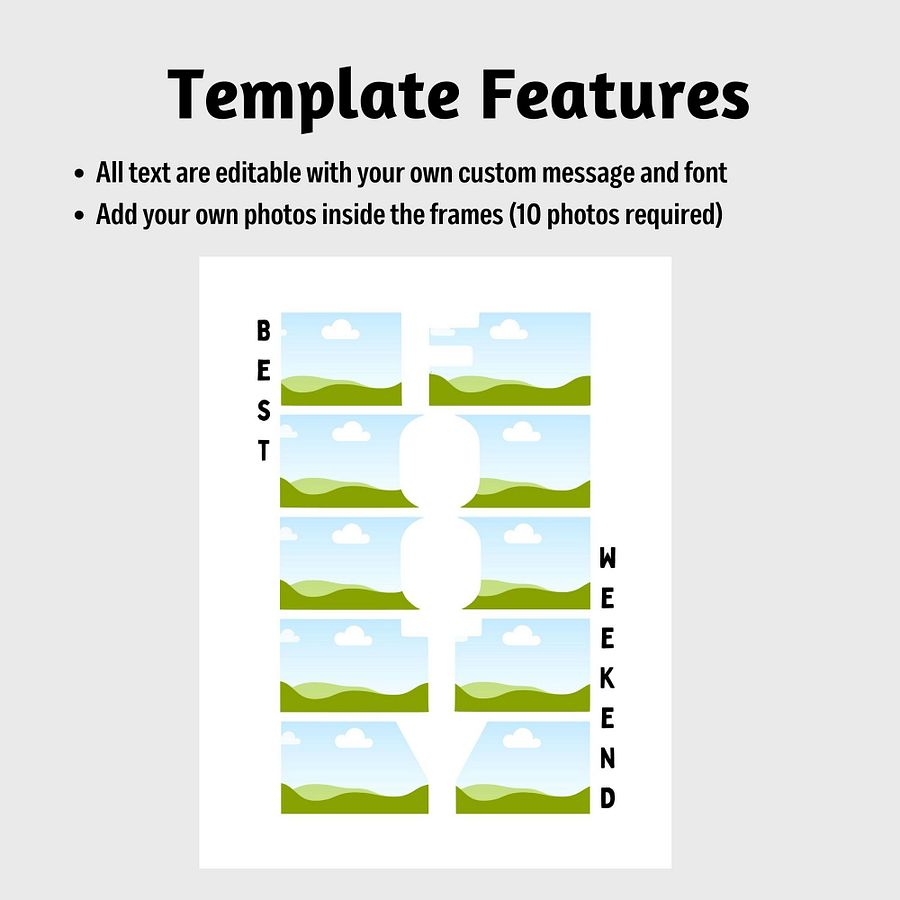 Footy Lovers Photo Collage Canva Template product image (4)