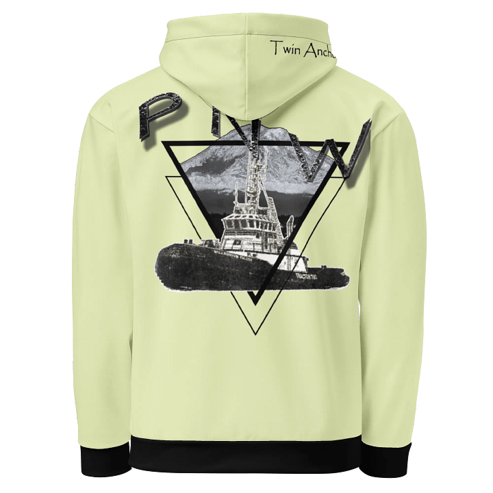 Snow Flurry Red Triangle-Mt Raine- PNW Millennium Tug Hoodie product image (1)