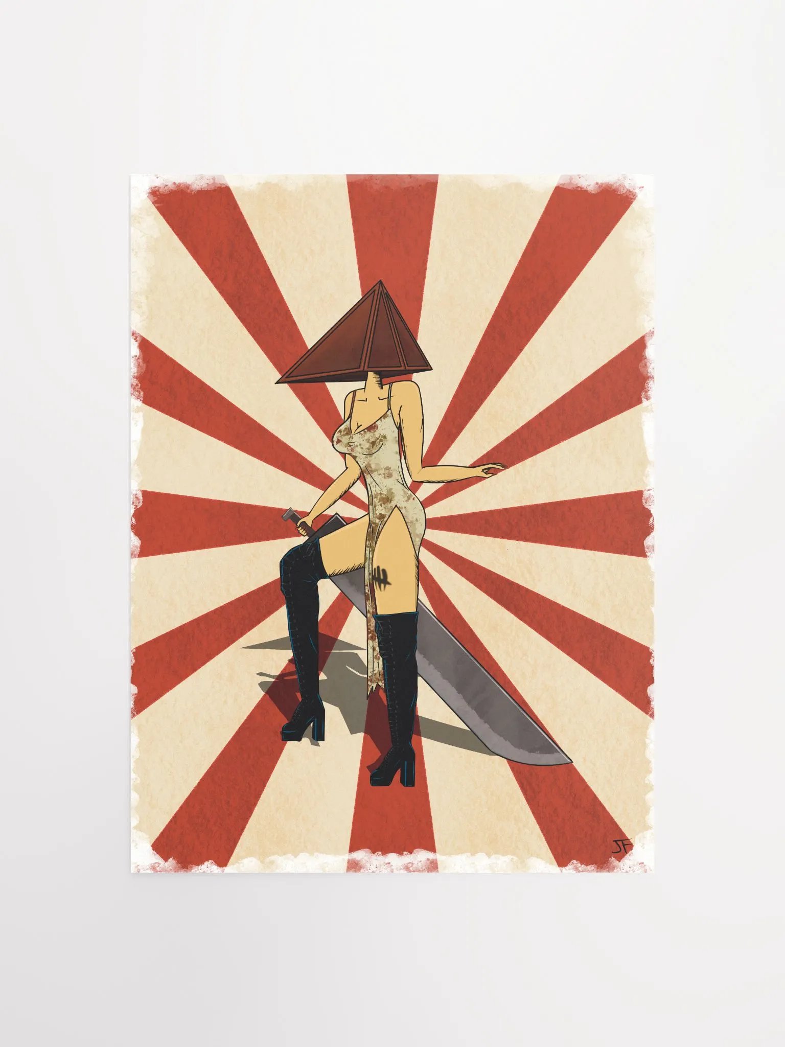 Lady Pyramid Print product image (1)