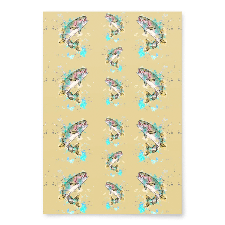 Rainbow Trout Wrapping Paper product image (2)