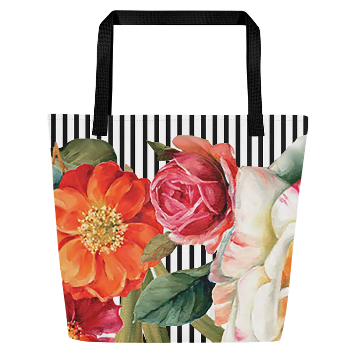 Floral Garden Delight All-Over Tote Bag product image (1)