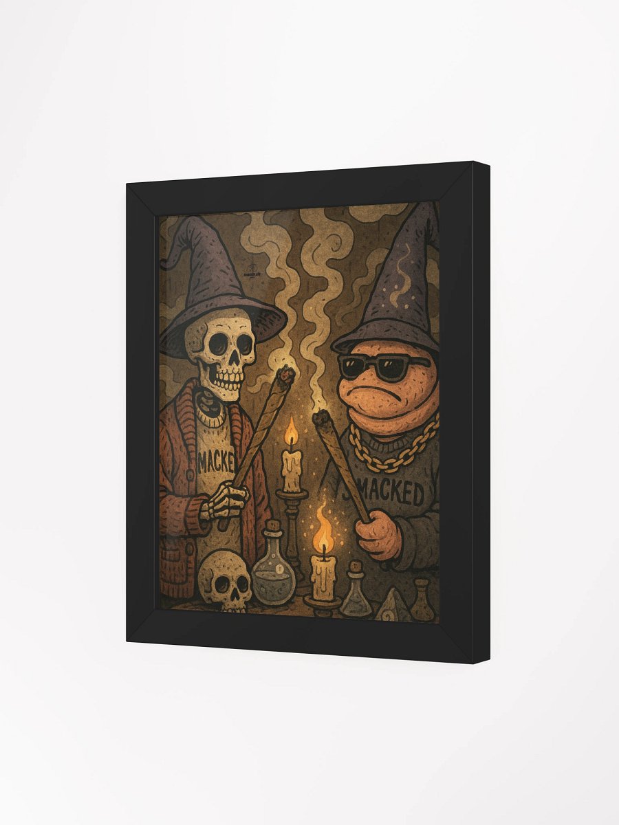 “Smacked Sorcery Vol. 3 – Skeleton & The Smacked Worm” Framed Poster product image (51)
