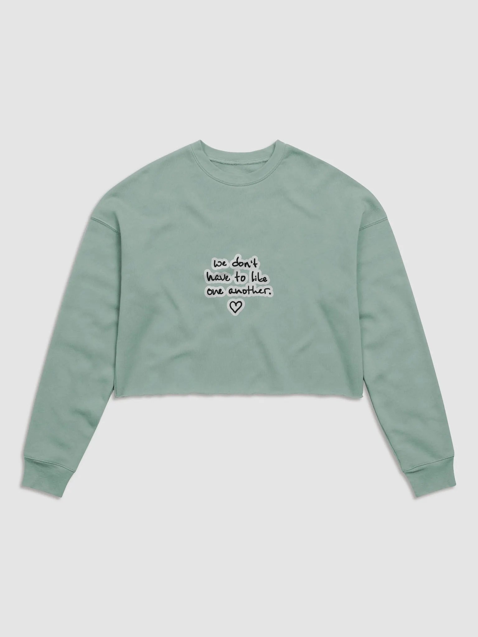 ONE ANOTHER (bubble design) Women's Fleece Crop Sweatshirt product image (18)