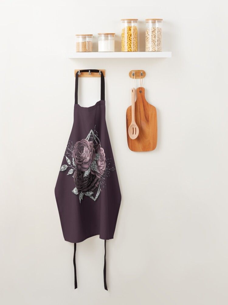 Abundance Mauve and Silver #1 - Apron product image (4)