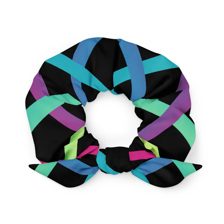Vibrant Grid All-Over Print Scrunchie product image (1)