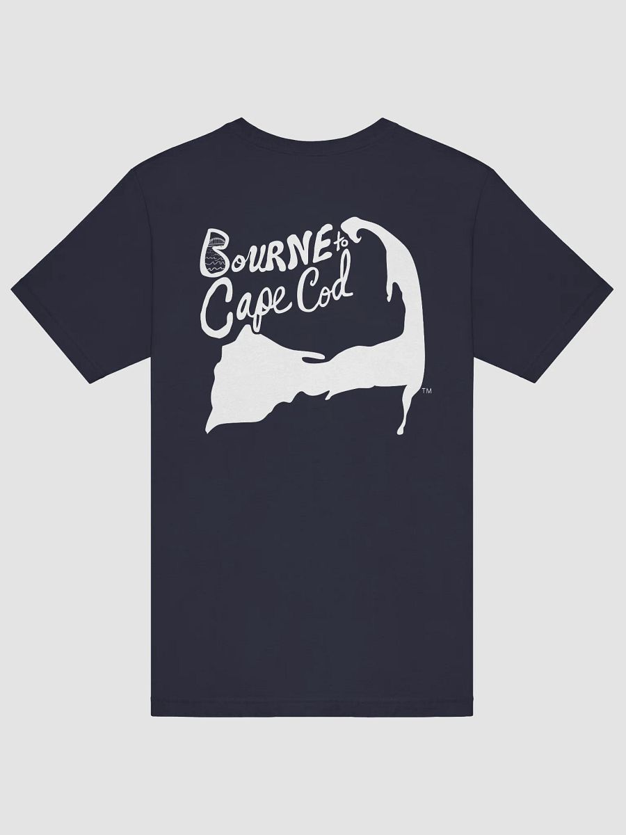 Men's | BOURNE to Cape Cod™ | Supersoft T-Shirt by Bella+Canvas | White Logo on Neutral Colors product image (63)