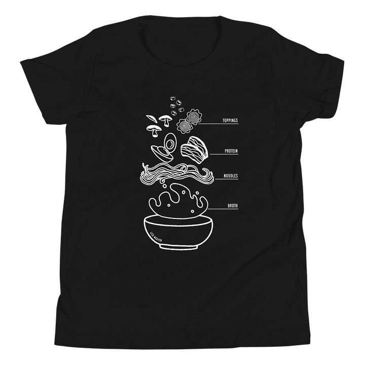 Kids Ramen Midnight - White on Black product image (1)