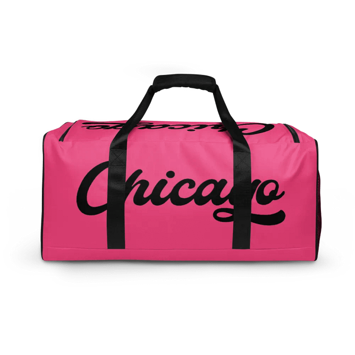 Chicago Script All-Over Duffle Bag product image (1)