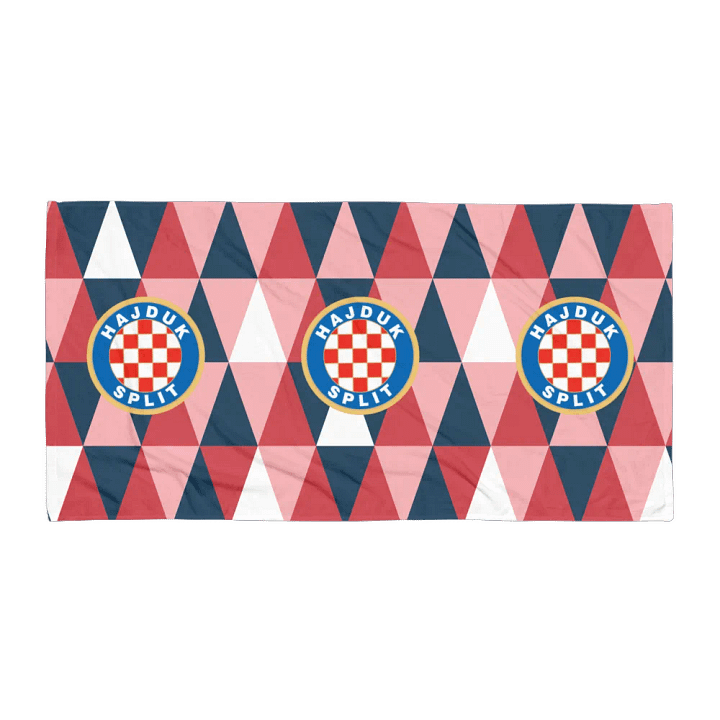 Hajduk Split Geometric Towel product image (1)
