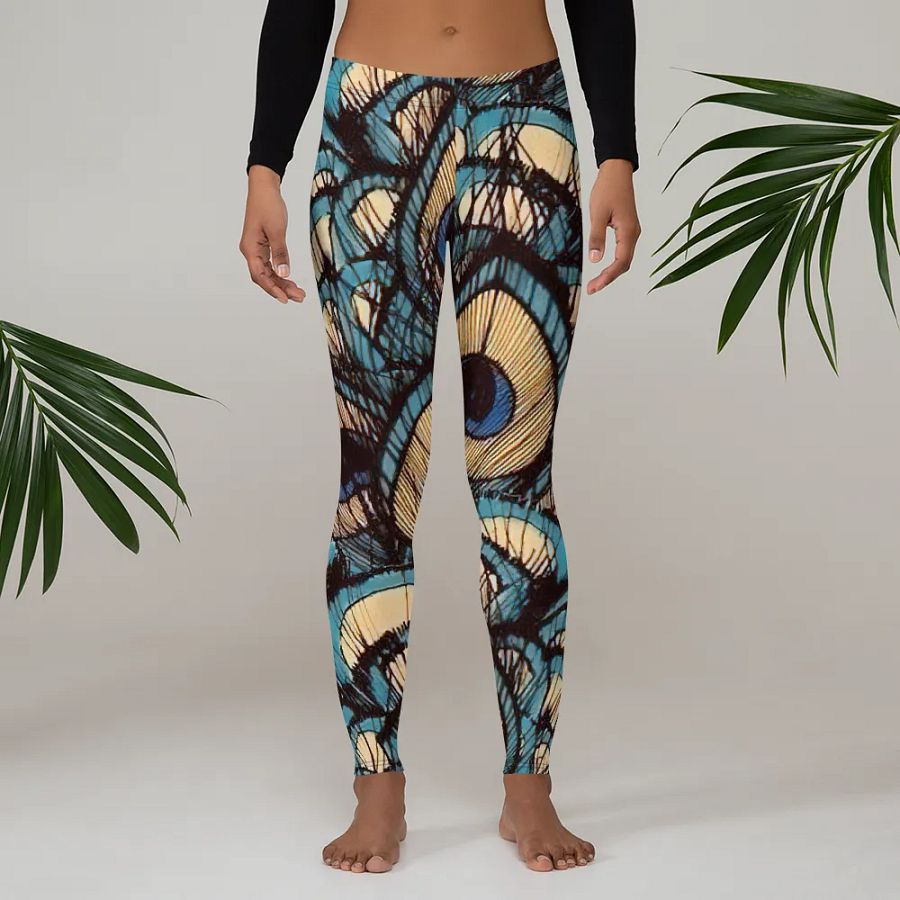 Peacock Feather Dream Leggings product image (3)