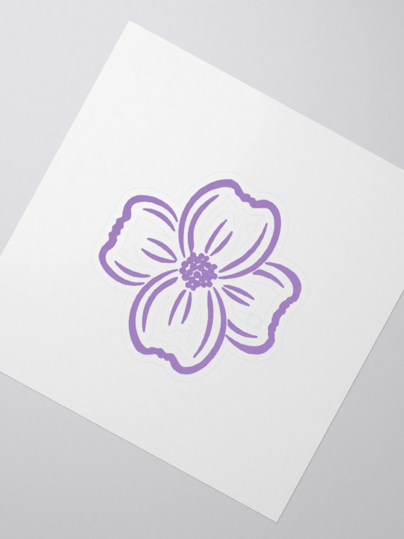 Dogwood purple sticker product image (2)