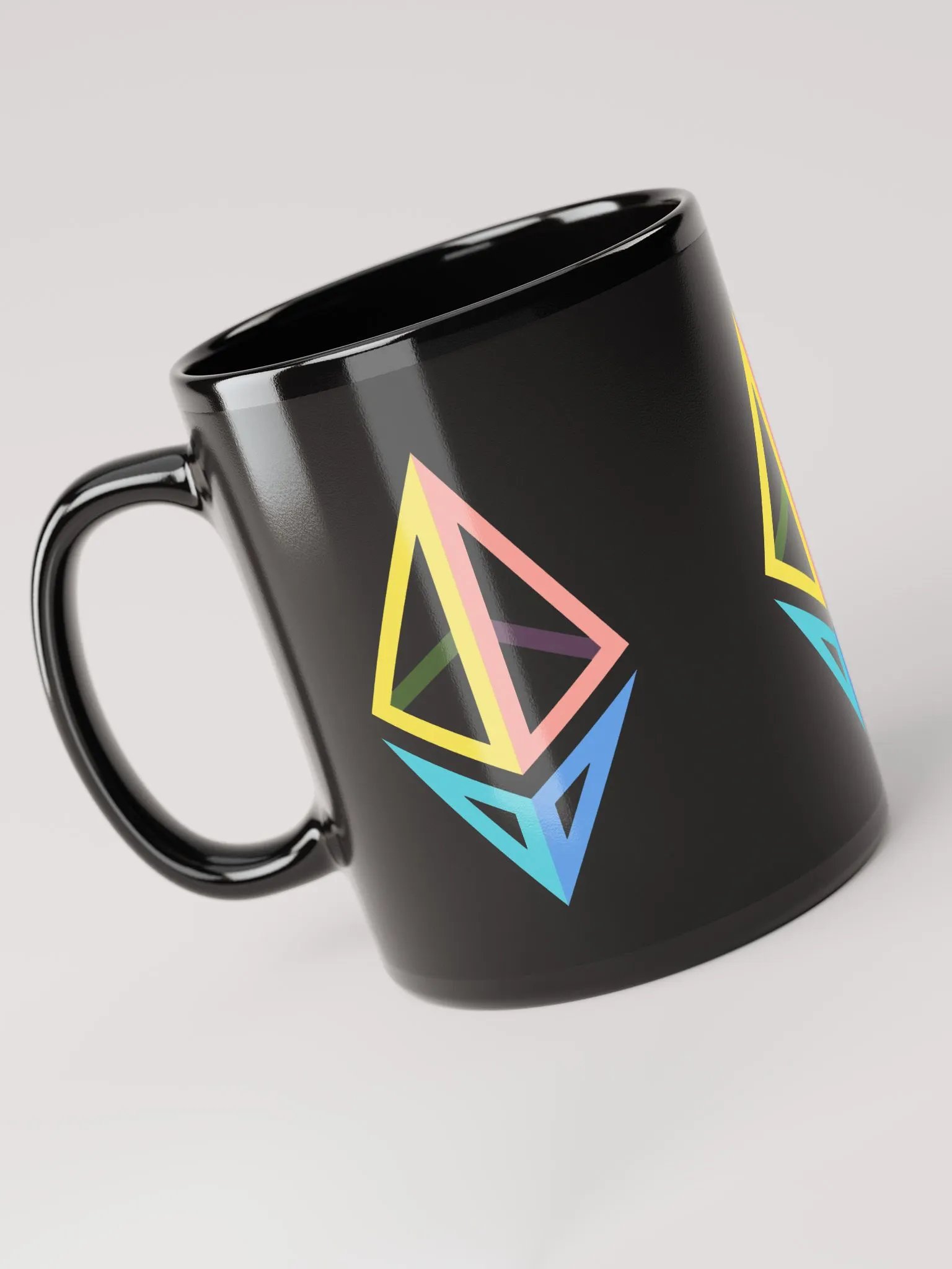 Ethereum Logo Black Mug product image (6)