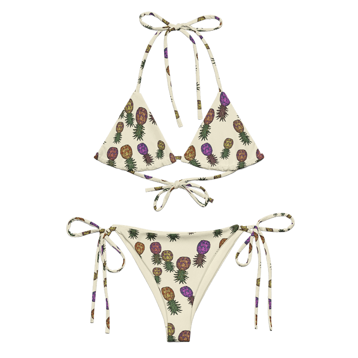 Upside-down Pineapple Swinger Pineapples Print Color Mix bikini product image (1)