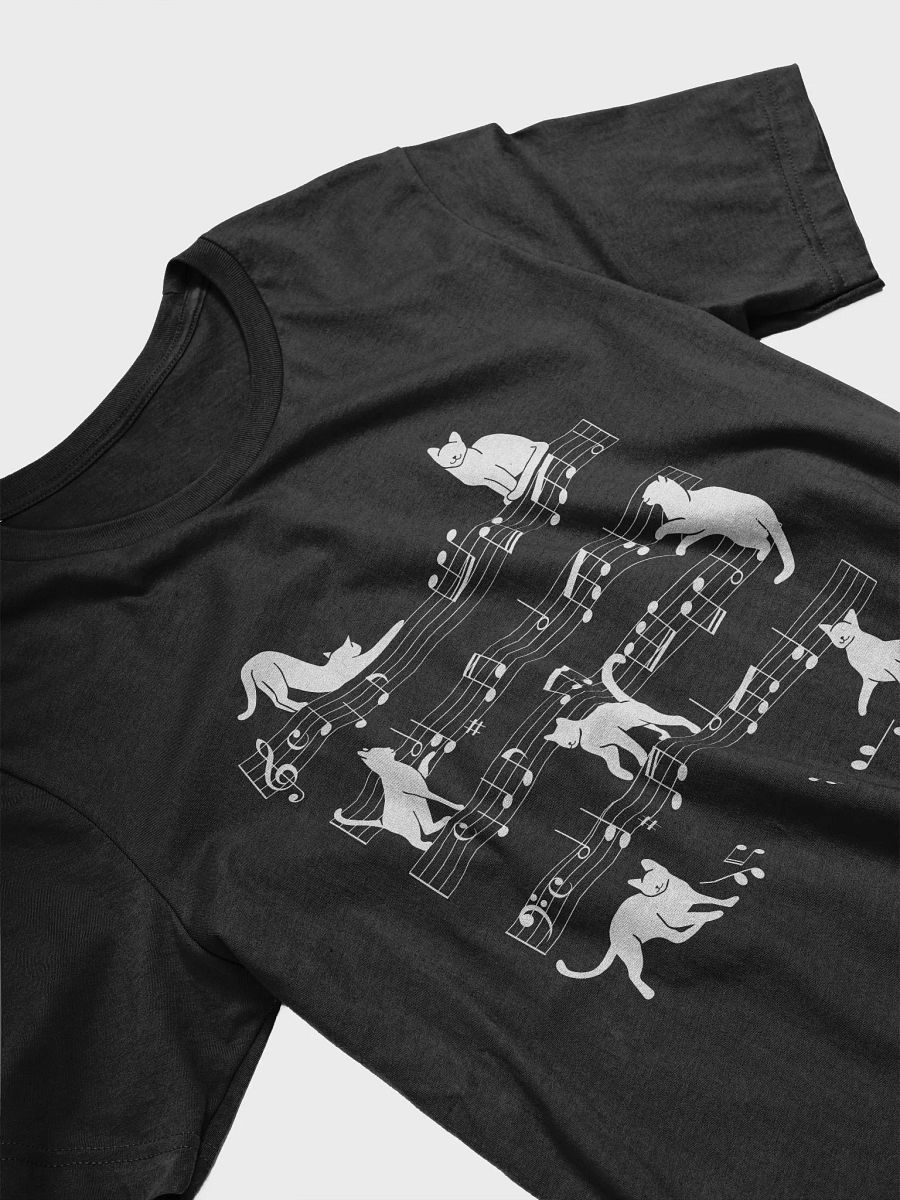 Cats Playing With Musical Notes T-Shirt product image (43)