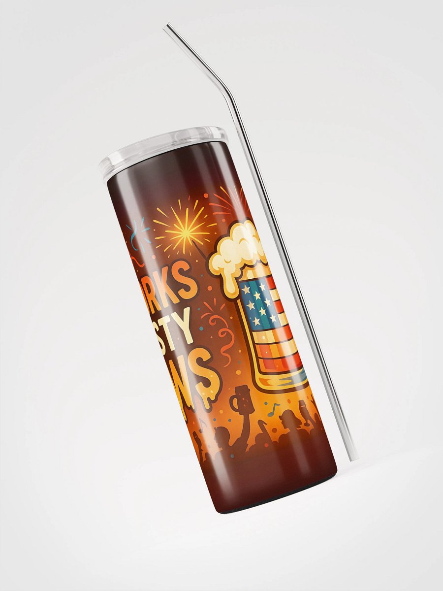 Patriotic Fireworks Stainless Steel Tumbler product image (5)