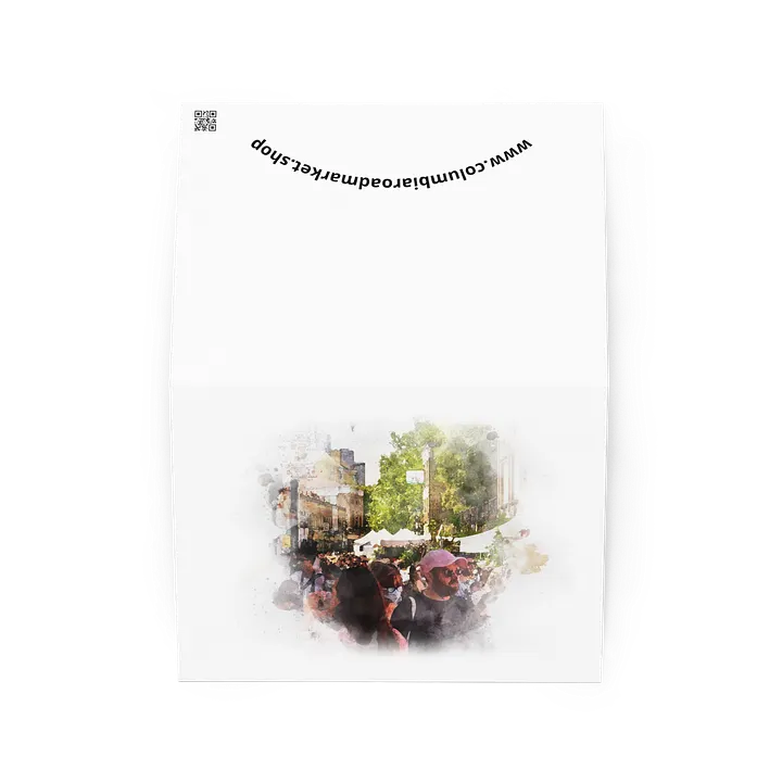 Columbia Road Market Scene Greeting Card product image (2)