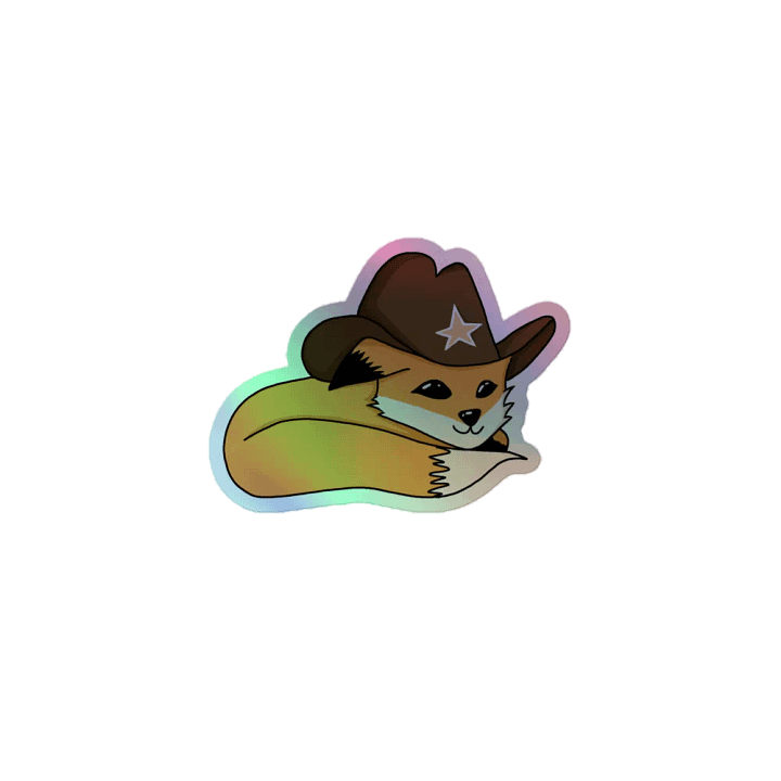 Holo-Fox Cowboy Sticker Pack product image (1)