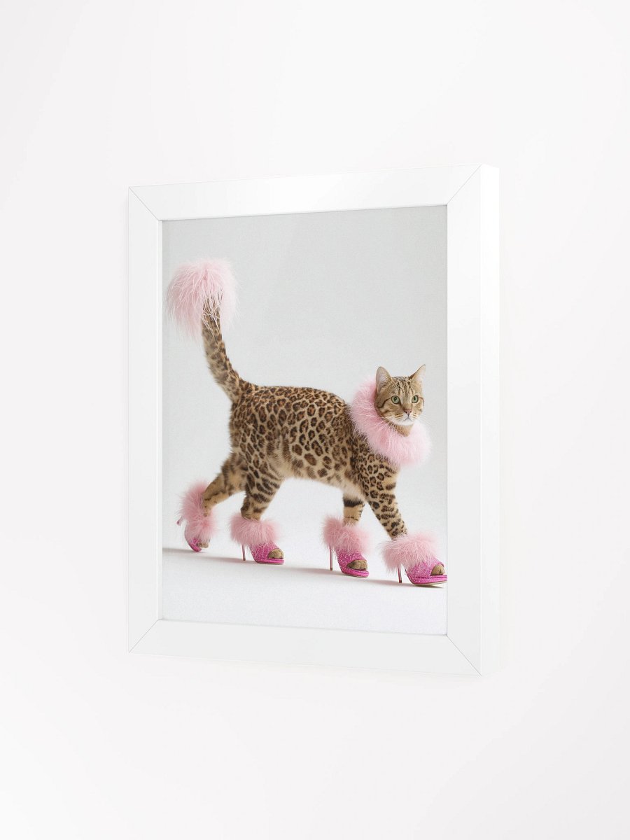 Glam Cat - Framed High-Quality Matte Poster product image (39)