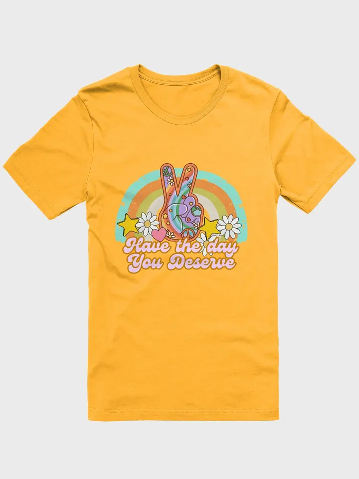 Peaceful Vibes Rainbow T-Shirt product image (4)