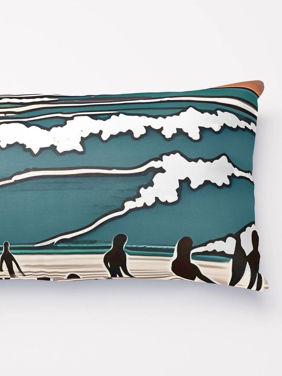 "Tenacity" Sunset Surfers All-Over Print Pillow product image (2)