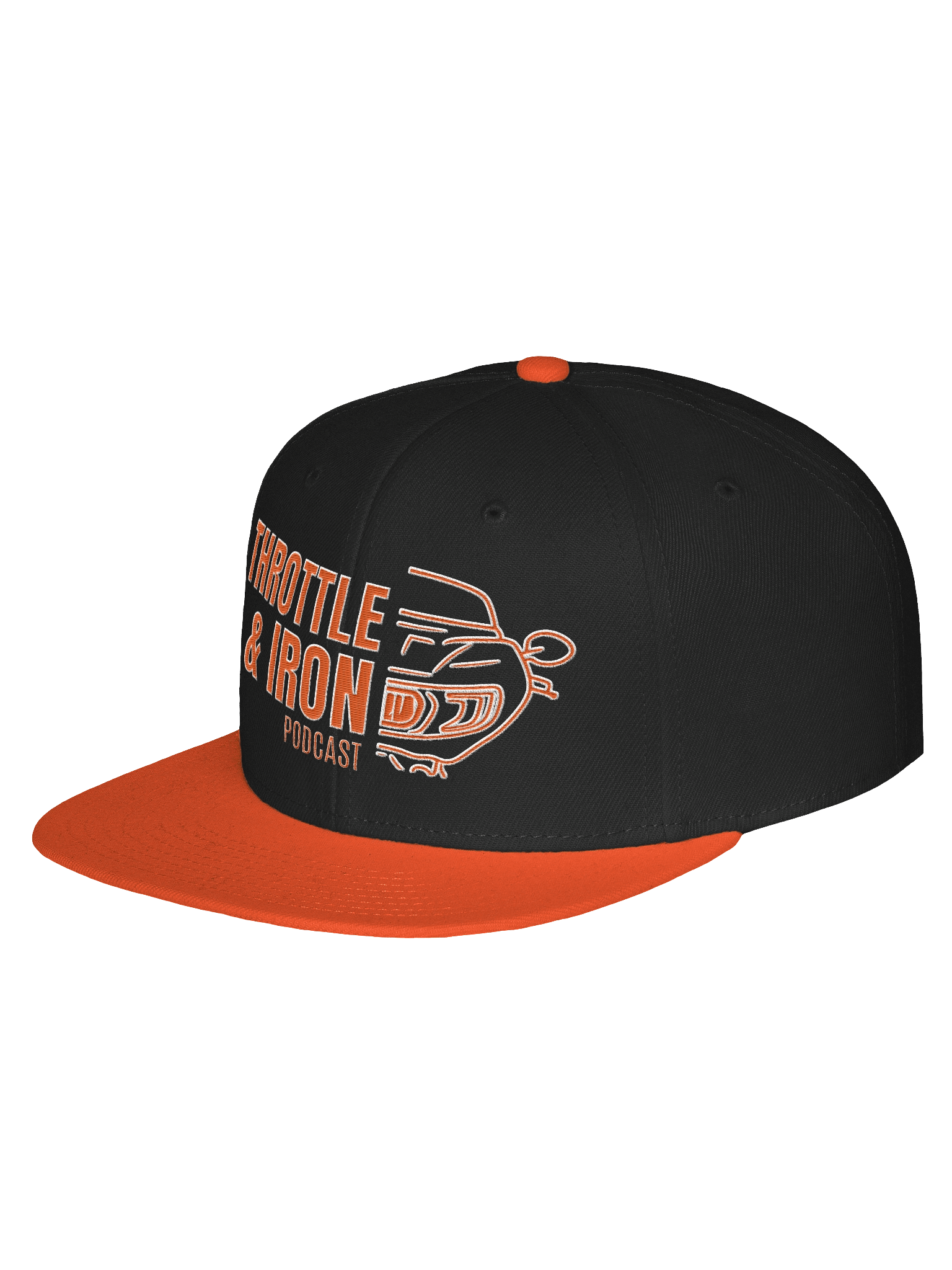 Throttle & Iron Podcast (IMC) Embroidered Snapback Hat product image (7)