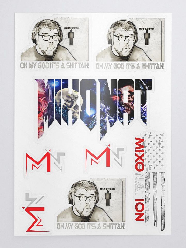 MixoNat 5.83″×8.27″ Sticker Sheet product image (2)
