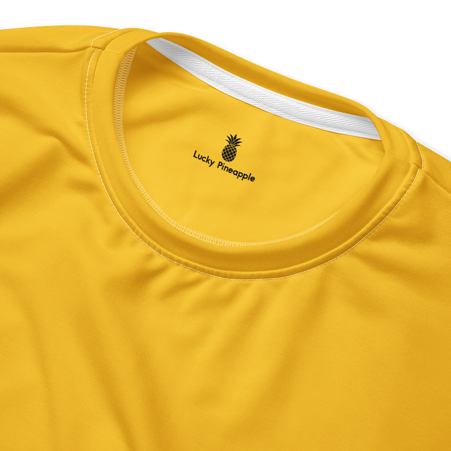 Mustard Yellow Solid Color Eco Friendly Unisex Sweatshirt product image (4)